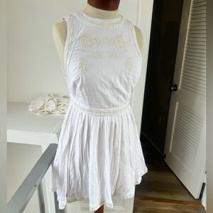 Vintage Free People embroidered dress